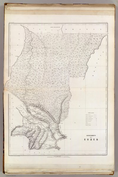 Map of Cuzco by Mariano Felipe Paz Soldan
